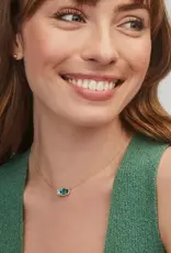 Kendra Scott Elisa Necklace Gold London Blue