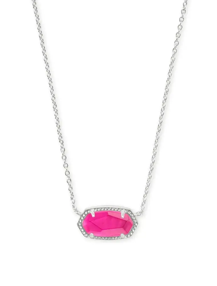 Kendra Scott Elisa Necklace Rhodim Azalea Illusion