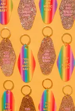 Golden Gems You are Magic Motel Keychain