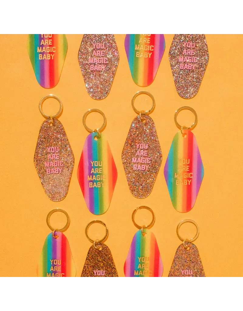 Golden Gems You are Magic Motel Keychain