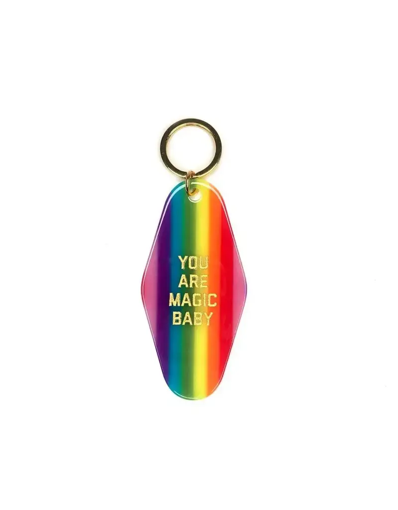 Golden Gems You are Magic Motel Keychain