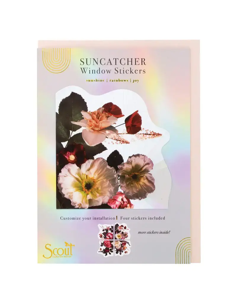 Scout Curated Wears Suncatcher Sticker Flower Bouquet