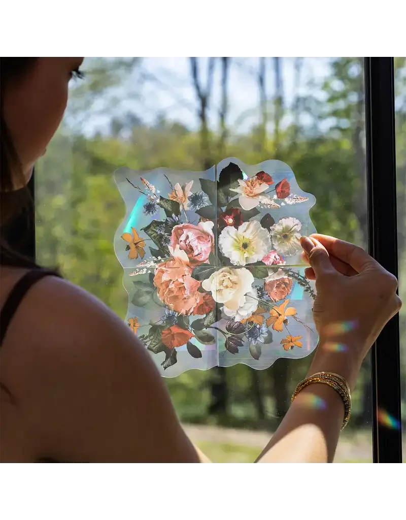 Scout Curated Wears Suncatcher Sticker Flower Bouquet