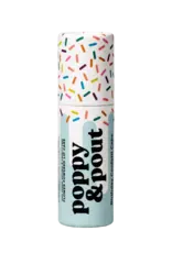 Poppy & Pout Birthday Confetti Cake Vegan Lip Balm (blue)