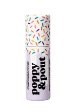 Poppy & Pout Birthday Confetti Cake Vegan Lip Balm (purple)