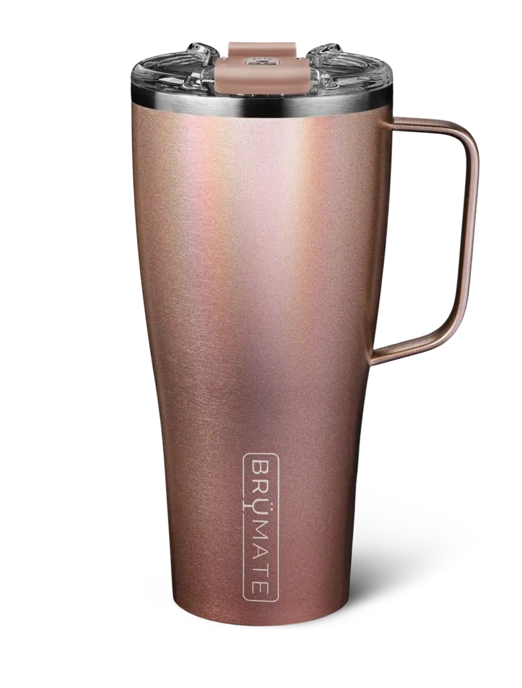 BruMate Toddy XL Coffee Mug 32 oz. Rose Gold