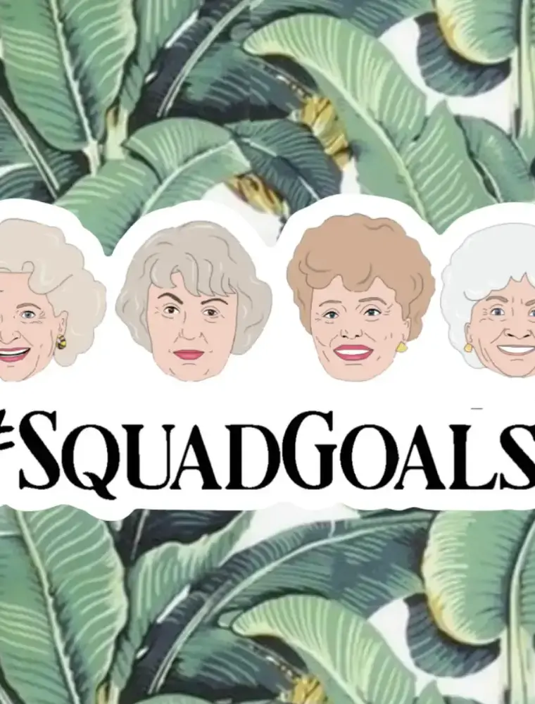 inviting affairs paperie Squad Goals Sticker