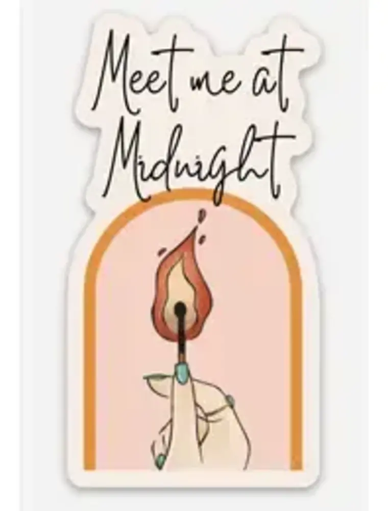 inviting affairs paperie Meet me at Midnight Sticker