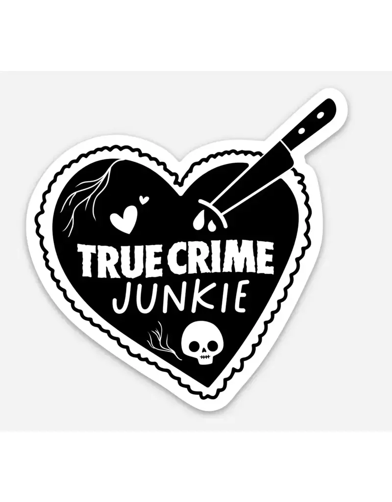 inviting affairs paperie True Crime Junkie Sticker