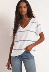 Z Supply Girlfriend Twin Stripe V-neck