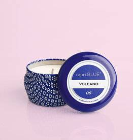 Capri Blue 3oz Blue Printed Mini Tin Volcano