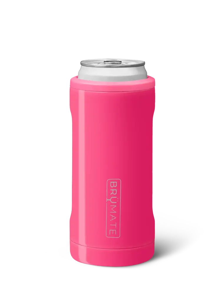 BruMate Hopsulator Slim  12 oz. Neon Pink