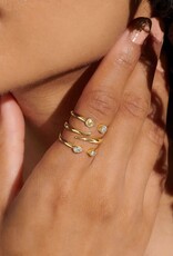 A Littles & Co. Stacks of Style Gold Set of 3 Rings A Littles & Co. Stacks of Style Gold Set of 3 Rings