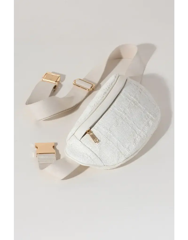 Shiraleah Adrienne Belt Bag - White