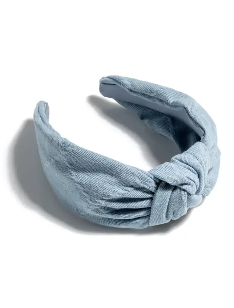 Shiraleah Ali Denim Headband - Blue