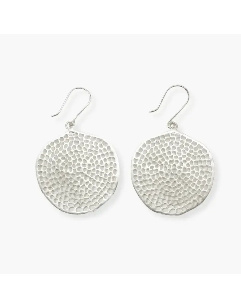 Ink + Alloy Gretchen Large Circle Earrings (silver)