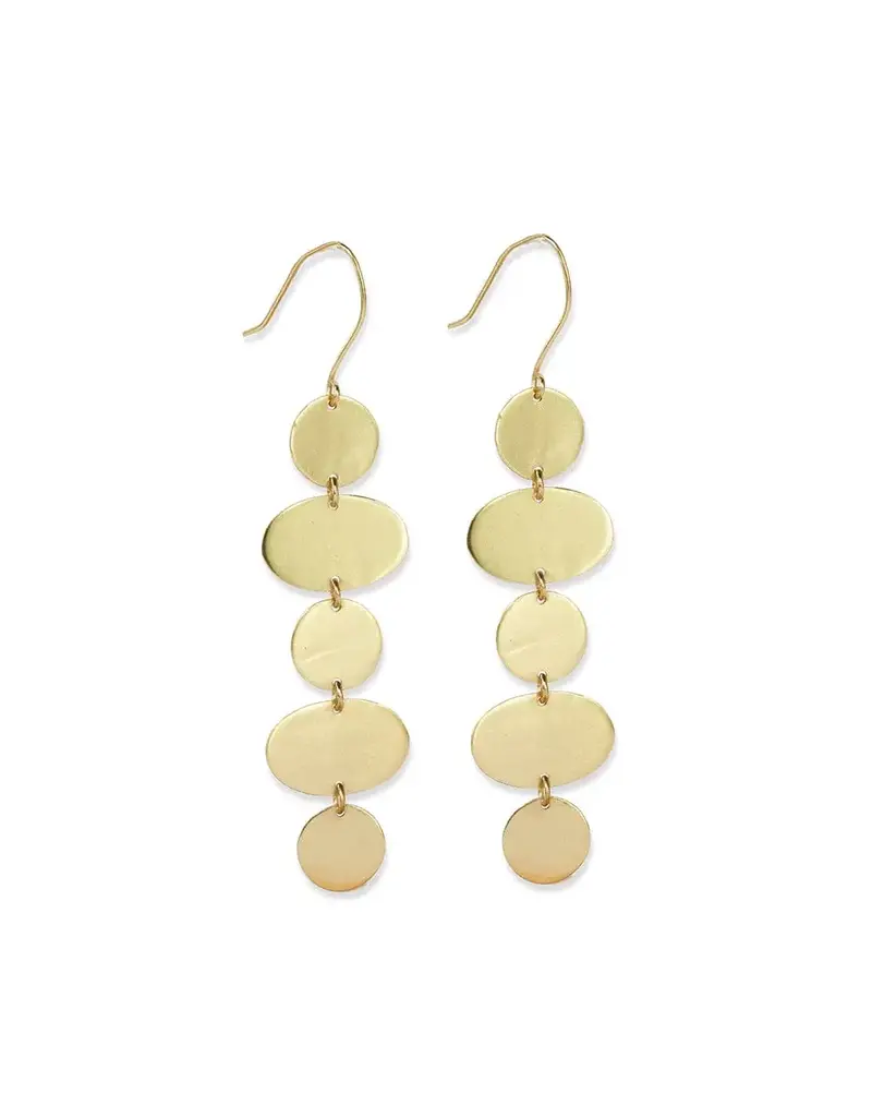 Ink + Alloy Gretchen Large Circle Earrings (gold)