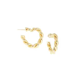 Marlyn Schiff Twisted Post Hoop (gold)