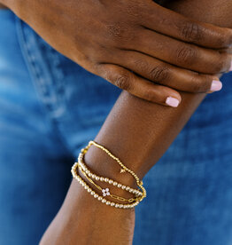 A Littles & Co. Stacks of Style Gold Star Set of 2 Bracelets