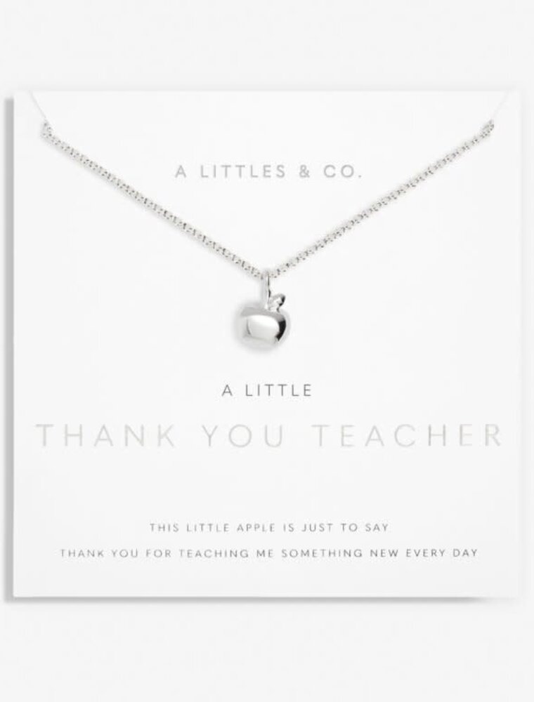 A Littles & Co. A Little Thank You Teacher Necklace