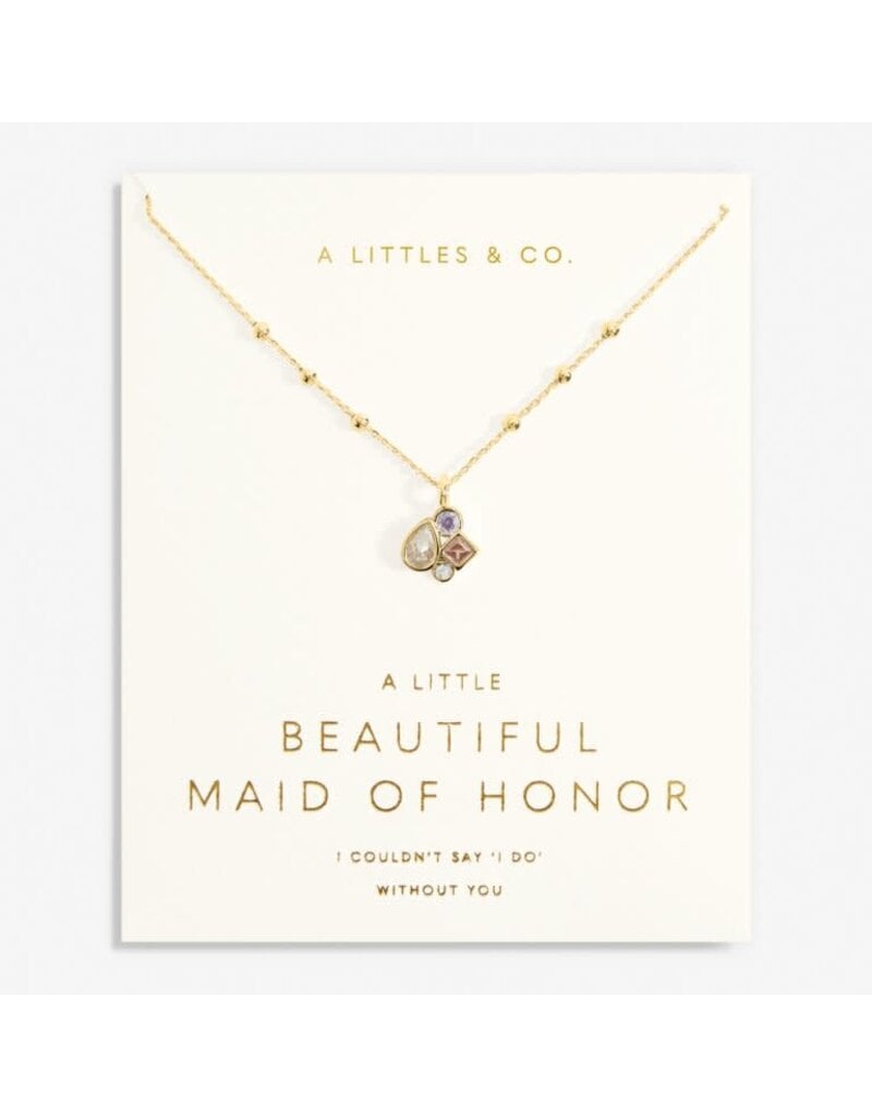 A Littles & Co. A Little Beautiful Maid of Honor Necklace