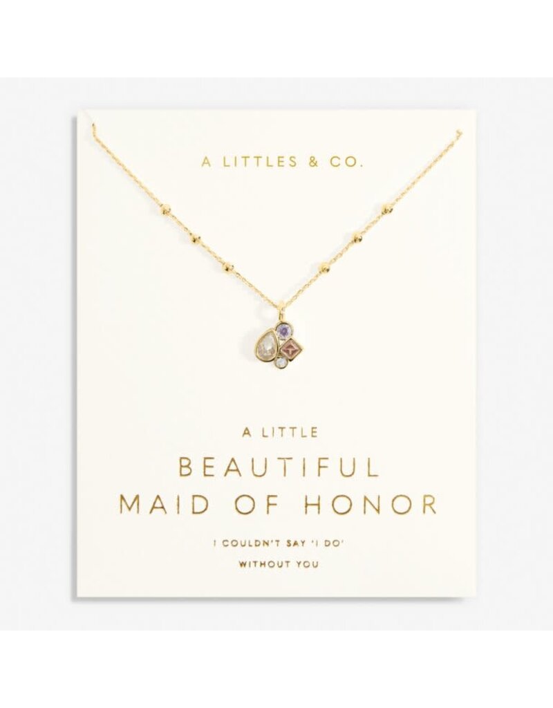 A Littles & Co. A Little Beautiful Maid of Honor Necklace