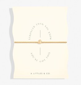 A Littles & Co. Share Happiness Stronger than you Know Bracelet