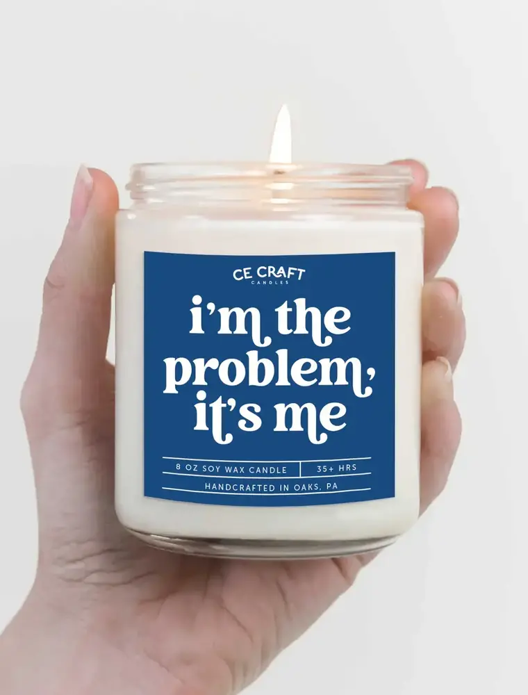 CE Craft Co I'm the Problem, it's Me Candle (Pink Sands)