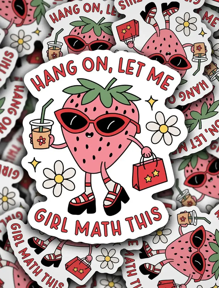 Sonny Rising Let me Girl Math This Sticker