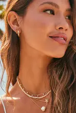 Kendra Scott BRYNNE SHELL PNDT NCK GOLD IVORY MOP