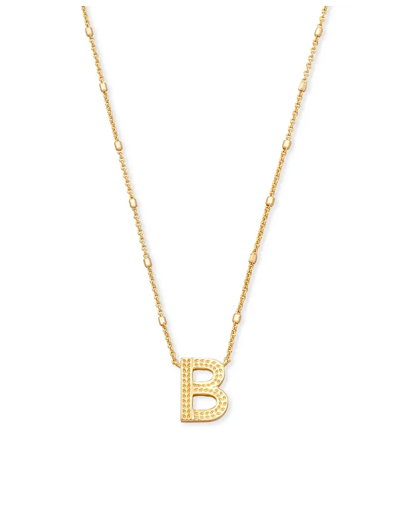 Kendra Scott Letter B Pendant Necklace Gold