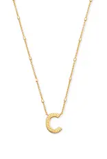 Kendra Scott Letter C Pendant Necklace Gold