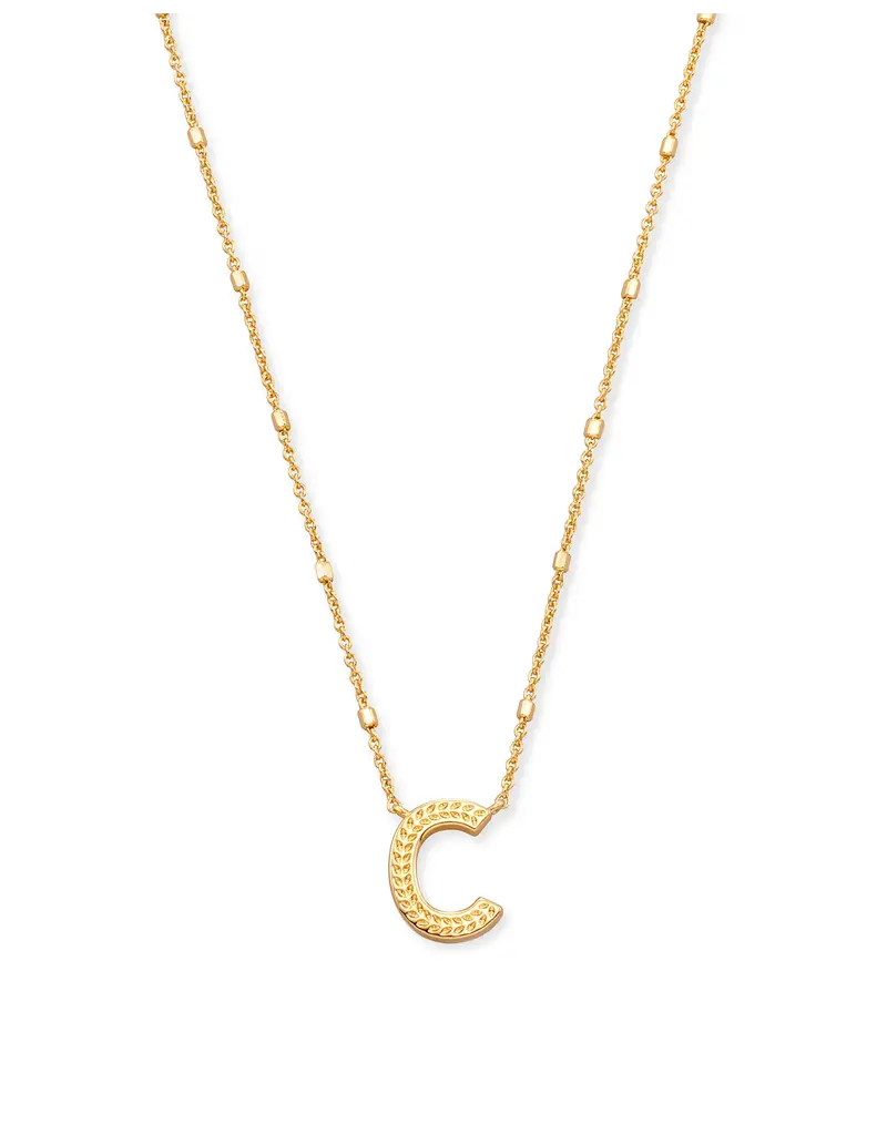 Kendra Scott Letter C Pendant Necklace Gold