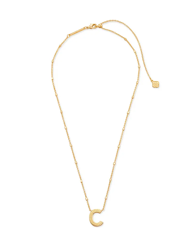 Kendra Scott Letter C Pendant Necklace Gold
