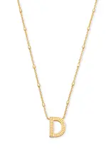 Kendra Scott Letter D Pendant Necklace Gold