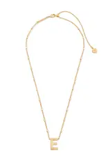 Kendra Scott Letter E Pendant Necklace Gold