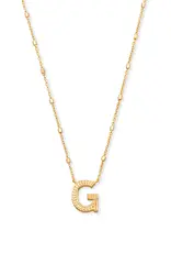 Kendra Scott Letter G Pendant Necklace Gold
