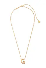 Kendra Scott Letter G Pendant Necklace Gold