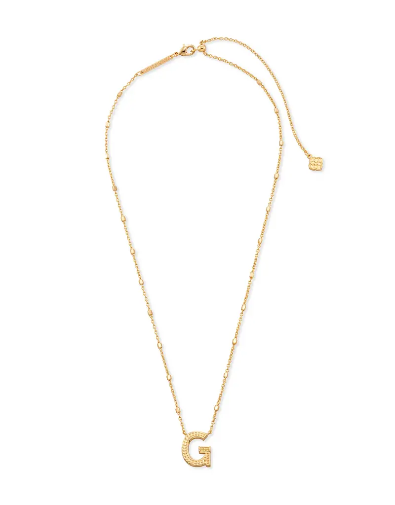 Kendra Scott Letter G Pendant Necklace Gold