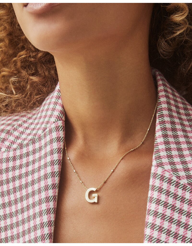 Kendra Scott Letter G Pendant Necklace Gold