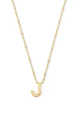 Kendra Scott Letter J Pendant Necklace Gold
