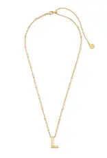 Kendra Scott Letter L Pendant Necklace Gold