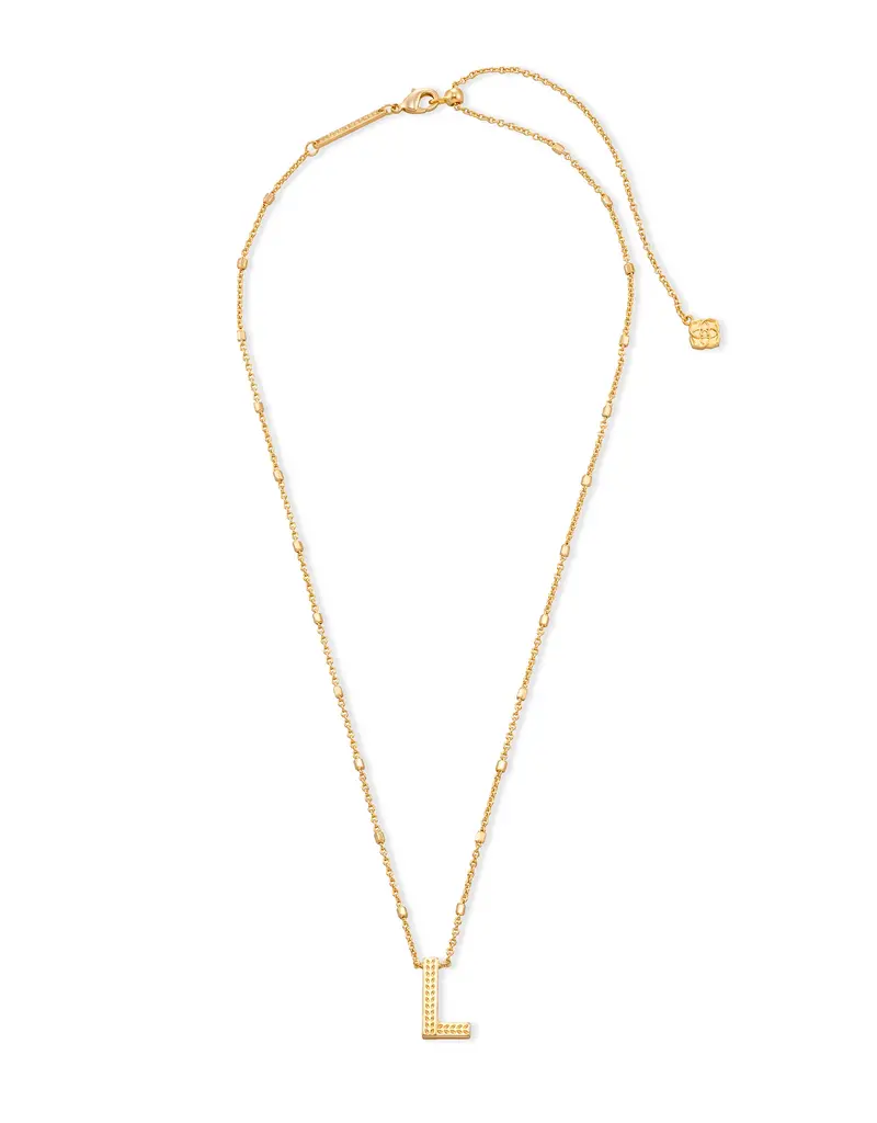 Kendra Scott Letter L Pendant Necklace Gold
