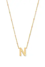 Kendra Scott Letter N Pendant Necklace Gold