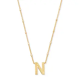 Kendra Scott Letter N Pendant Necklace Gold