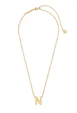 Kendra Scott Letter N Pendant Necklace Gold