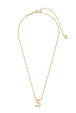 Kendra Scott Letter S Pendant Necklace Gold