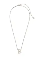 Kendra Scott Letter B Pendant Necklace Rhodium Kendra Scott Letter B Pendant Necklace Rhodium