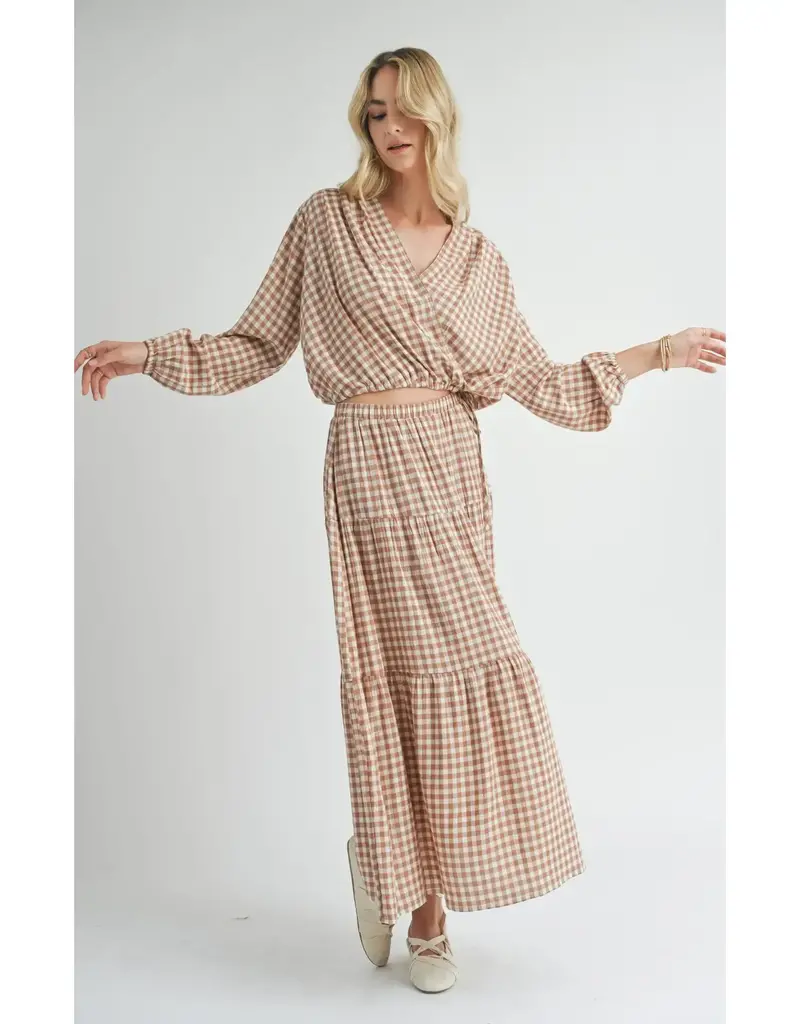 Sadie & Sage Souvenirs Surplice Top