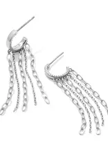 Kendra Scott Eve Huggie Earring Rhodium Metal